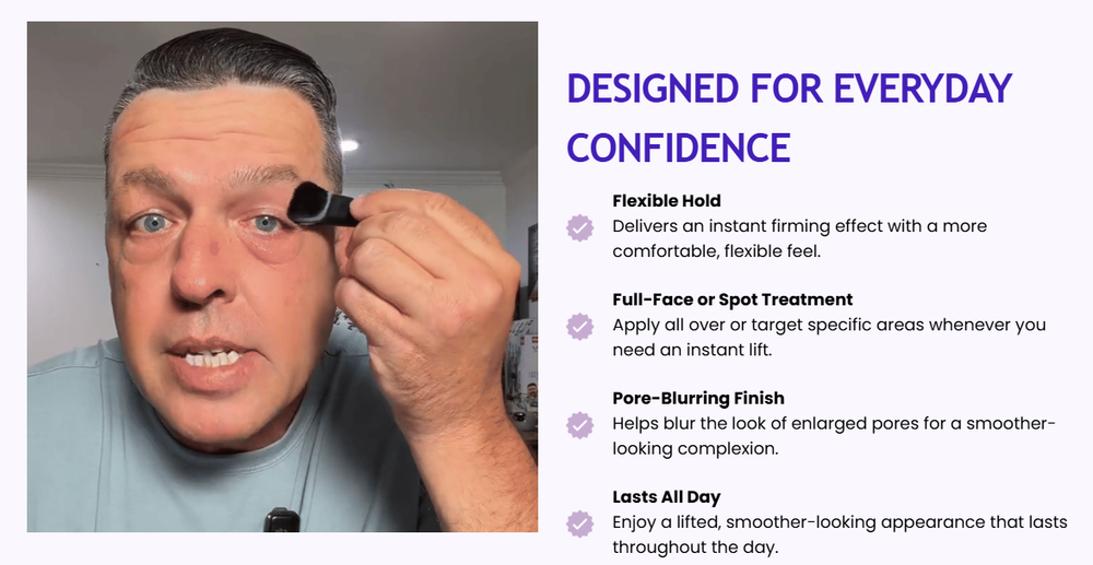 Instant Firming Temporary Face Tightener Easy-Wear Formula